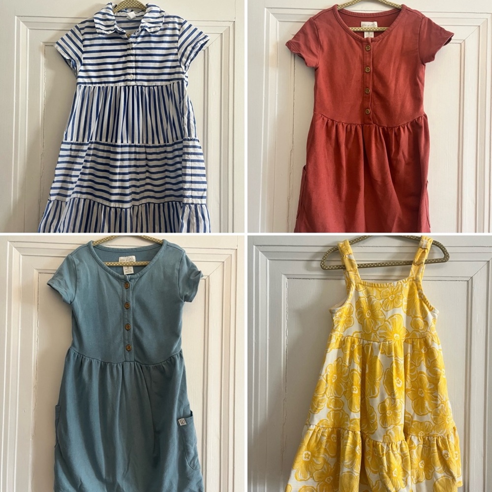 EUC Bundle Deal x4 Short Sleeve Dresses GAP Little Planet Tahari (5)